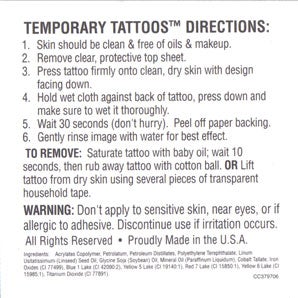Temporary Tattoo back - 2009