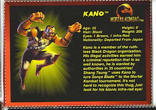 How Mortal Kombat Retconned Kano's Nationality