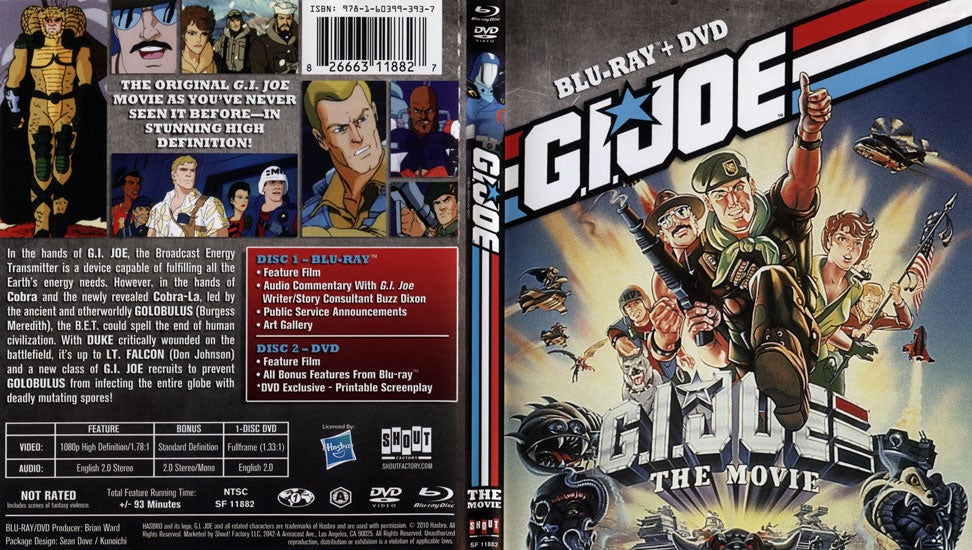 YOJOE COM G I Joe The Movie Blu Ray DVD Cover