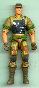 GI Joe Weapon ROADBLOCK B.A.T Ghillie Suit v10 2003 Original Figure Accessory