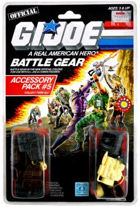 1986 Lifeline G I JOE Accessory 1987 Battle Gear Pack #5       Comm Back Pack
