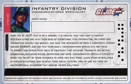 Communications Specialist (Infantry Division) <br><i>Contributed by: Patrick Stewart</i>