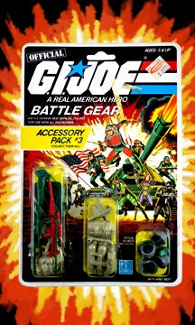 GI JOE 1985 Battle Gear Accessory Pack Near Complete Missing Walkie Talkie 