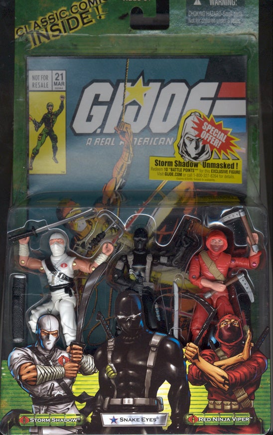 Red Ninja Viper (v2) G.I. Joe Action Figure - YoJoe Archive