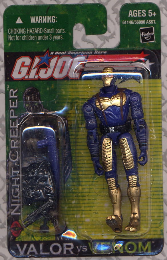 G.I Joe forza di Azione Figura NOTTE Creeper V9 da 2004 COMPLETO 