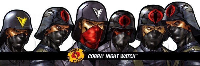 Cobra Night Trooper (v1) G.I. Joe Action Figure - YoJoe Archive