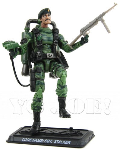 G.I. JOE ACTION SOLDIER フィギュア Sgt. Stalker (v11) G.I. Joe Action Figure - YoJoe Archive