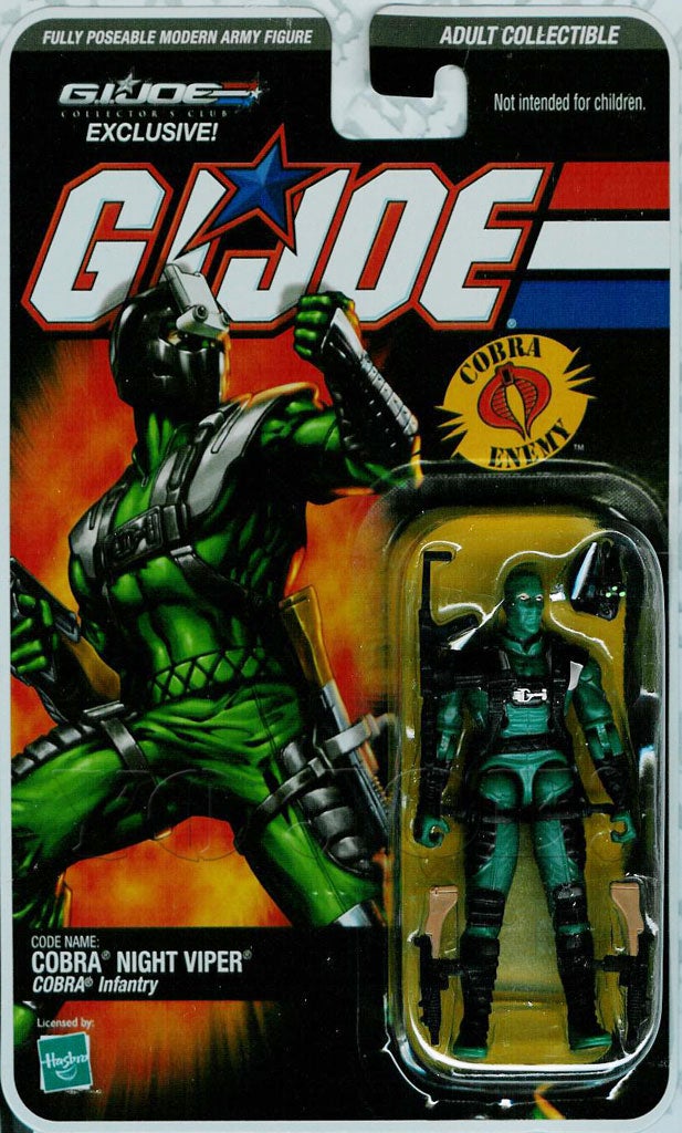 Night Viper (v3) G.I. Joe Action Figure - YoJoe Archive