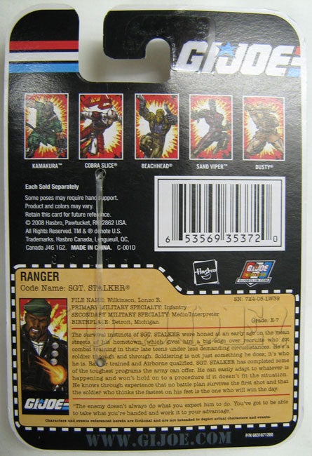 G.I.ジョー GIJOE 猿の惑星 スターウォーズ スタートレック GI JOE Stalker V4 Night Force W/ WEAPONS - Brooklyn Comic Shop