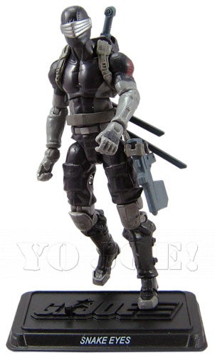 GI Joe 2011 Renegades SNAKE EYES v56 STAND 30th anniversary figure accessory