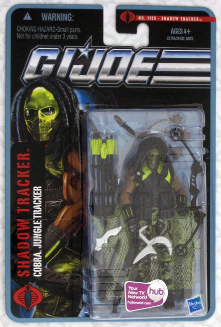 G.I Joe Pursuit of Cobra 3 3/4 Inch Action Figure Shadow Tracker