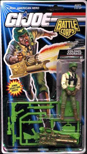 GI Joe Accessory  1993 Colonel Courage             Heavy Machine Gun with Scope 