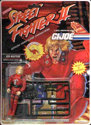1993 Street Fighter Ken Masters v.1 SWORD original accessory GI Joe JTC J12 