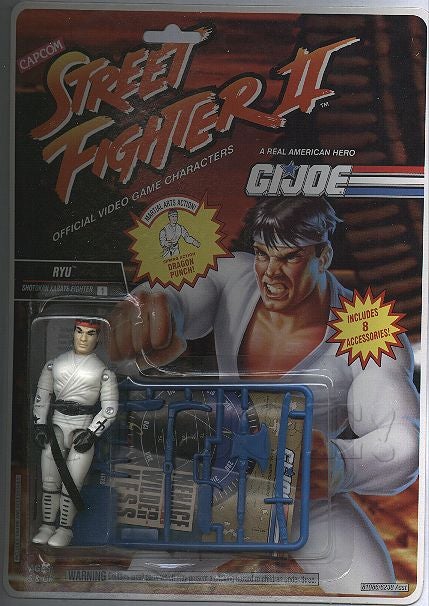 1993 Hasbro G.I. Joe Carded Action Figure - Capcom Street Fighter II Vega
