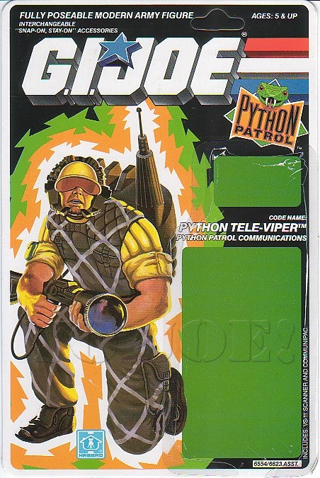 GI Joe VvV Python Patrol Televiper NEW Tele-Viper Venom vs Valor COMPLETE 2004 