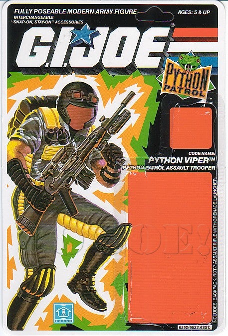 GI Joe Figure Body Part 2003 Python Patrol SAW Viper V2   Waistpiece    C8.5 VG 