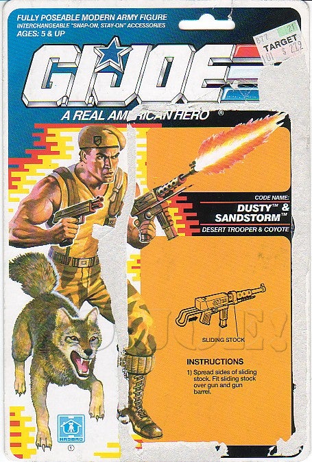 gi joe dusty file card