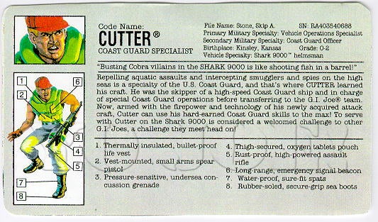 GIJOE 整備士 Cutter (v3) G.I. Joe Action Figure - YoJoe Archive