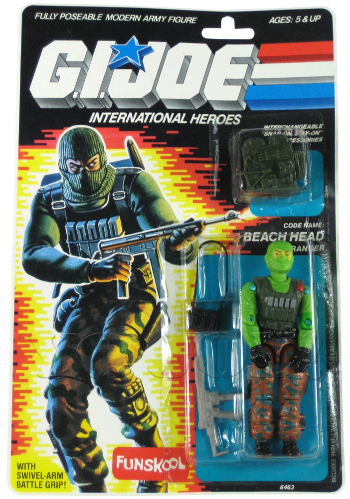 GI Joe Weapon Beachhead Ammo Bag from Battle Gear 1986 Original Figure Accessory