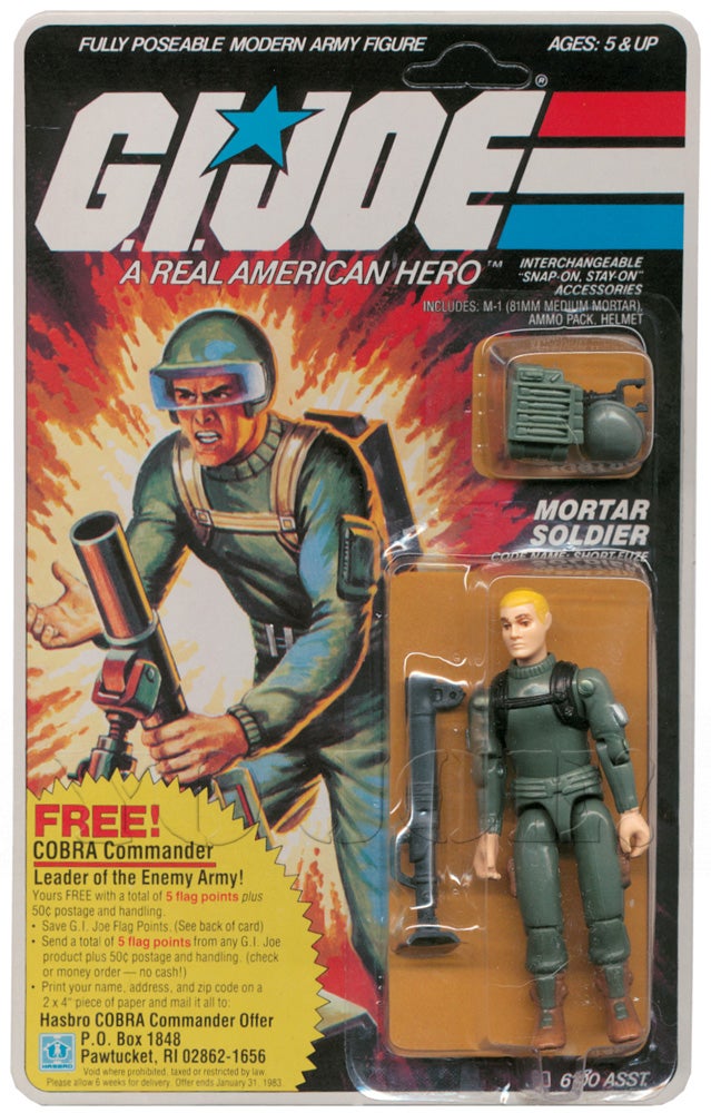 giジョー　対空砲 Short-Fuze (v1) G.I. Joe Action Figure - YoJoe Archive