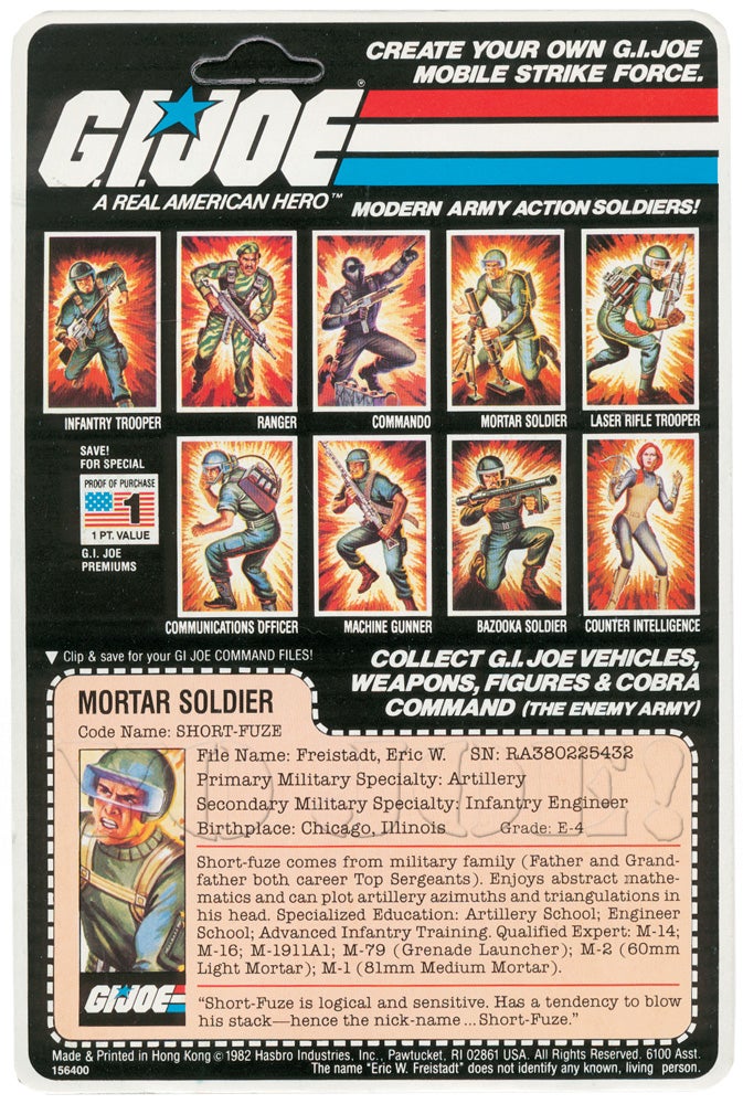 Short-Fuze (v1) G.I. Joe Action Figure - YoJoe Archive
