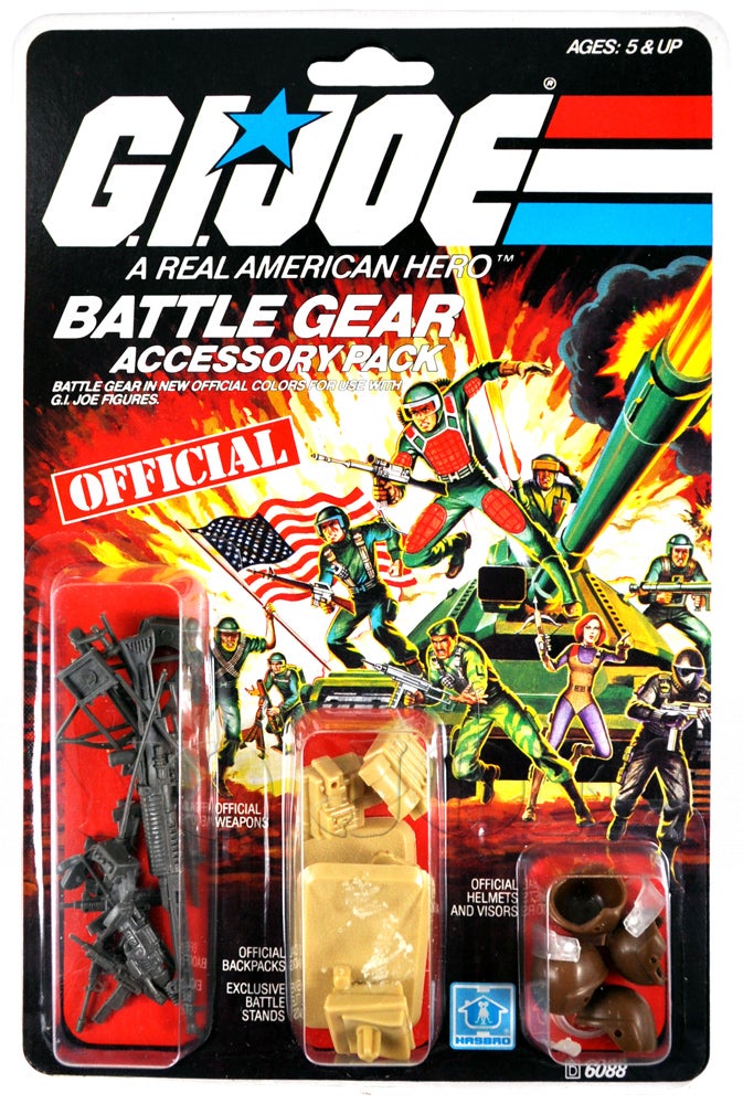 GI Joe Battle Gear Accessory Pack#6 Cobra Tele-Viper SCANNER gun Vtg weapon 1988