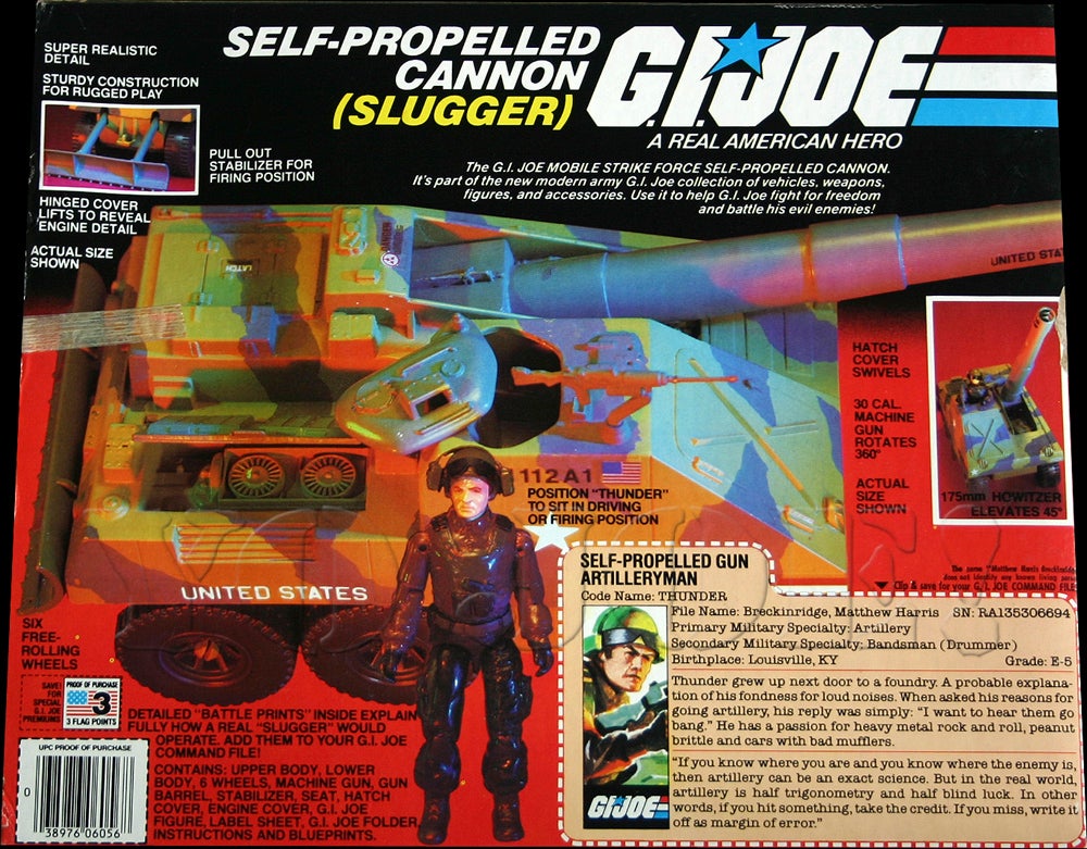 GI Joe 1984 SLUGGER SEAT PART G.I