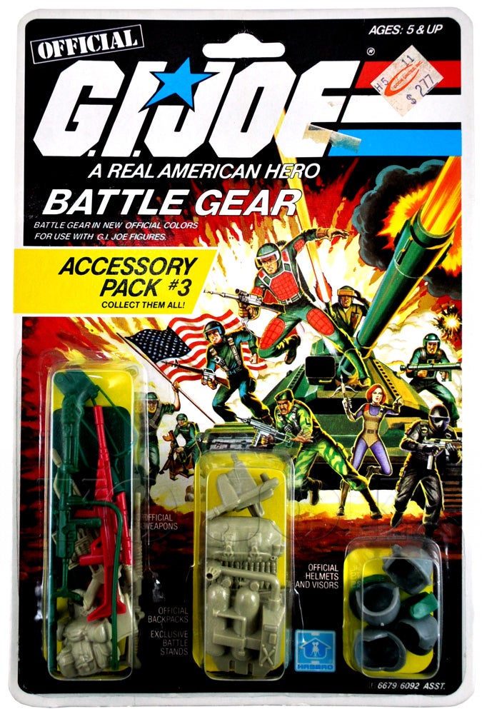 1987 Battle Gear BEACH HEAD AMMO BAG pouch Accessory Pack #5 GI Joe JTC AP706 