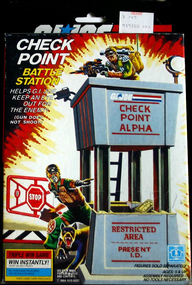 Checkpoint Alpha FRIDGE MAGNET gi joe real american hero mutt junkyard alpine 