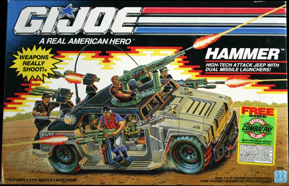 24533-1990 GI Joe – Hammer EU Hasbro Missile Launcher