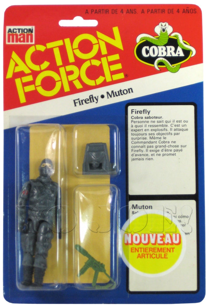 ファイヤーフライ コブラ破壊工作員 タカラ G.I.ジョー 1984年 香港製 Firefly (v1) G.I. Joe Action Figure - YoJoe Archive