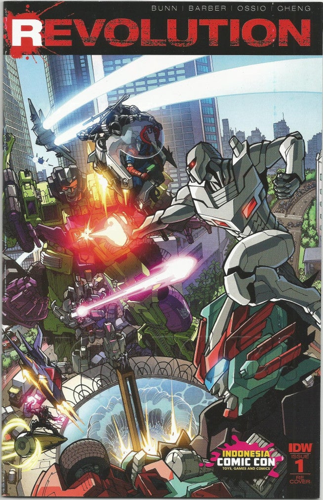 Revolution #1 Sub Cover D Variant Edition Transformers GI JOE IDW Comics CB10262 