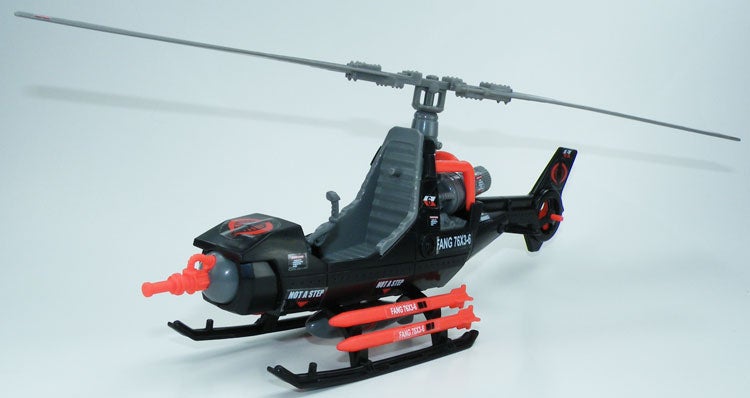 Helicopter Gray BOMB 1983 Hasbro GI Joe Cobra FANG F.A.N.G 