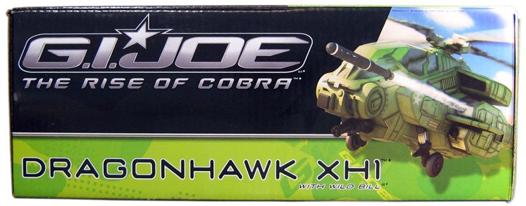 Dragonhawk XH1 W/ Wild Bill GI Joe Rise Of Cobra 2009 Hasbro