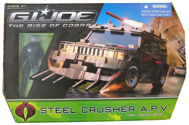 ミリタリー G.I. Joe Steel Crusher A.P.V. NinjaViper Steel Crusher A.P.V REVIEW | GI Joe Rise Of Cobra Toy Line