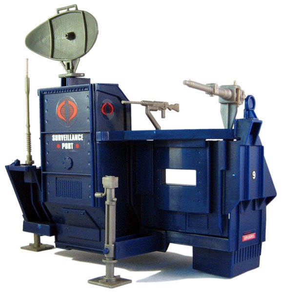Machine Gun V1 1986 GI JOE Cobra Surveillance Port