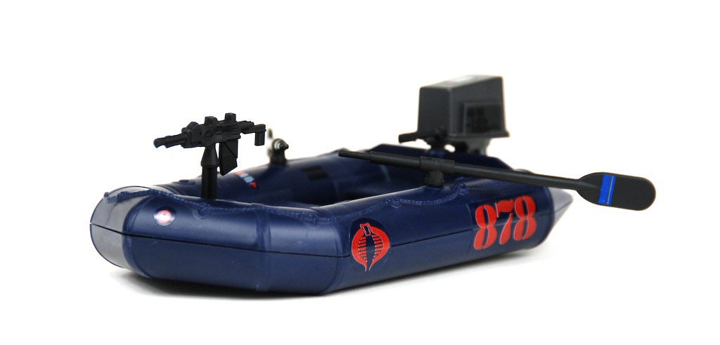 Joe//Cobra Vehicle Part/_1985 Night Landing Raft Craft Machine Gun!!! G.I