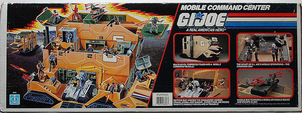 1987 GI Joe ARAH Cobra Mobile Command Center Mounted Black Machine Gun Part 