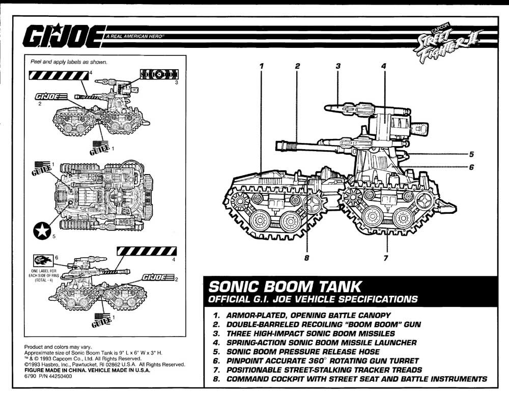 GIジョー　砲台 YOJOE.COM | Sonic Boom Tank