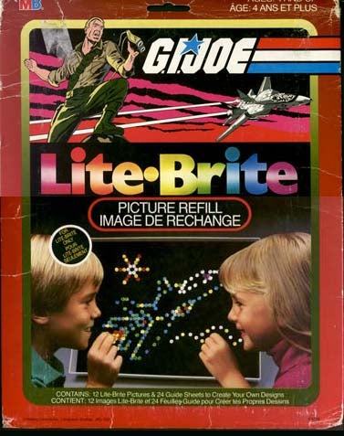 G.I.Joe Lite Brite Refill (Canada)